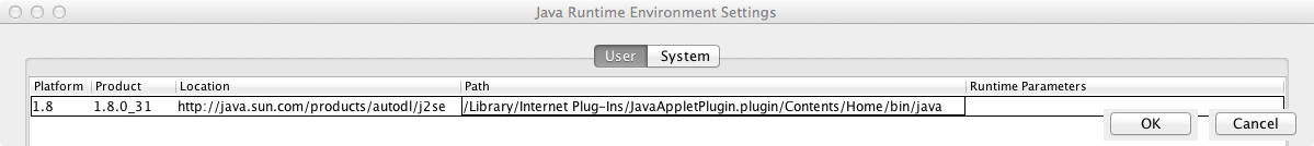 mac eclipse version 1.6.0_65 of the jvm is not suitable for this product